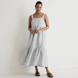 Madewell Cicely Tiered Midi Dress in
Patchwork